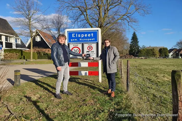 Blijk van waardering voor Buurtpreventie Team Elspeet