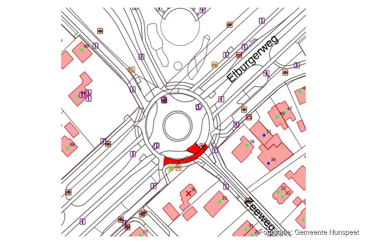 Toegang Zeeweg vanaf rotonde Elburgerweg tijdelijk afgesloten