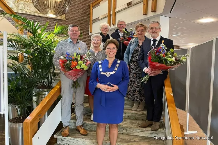 Zeven Koninklijke Onderscheidingen in Nunspeet