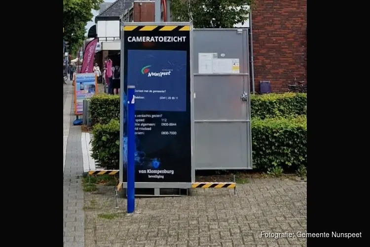 Nunspeet doet pilot cameratoezicht Stationslaan