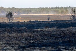 Grote brand op de heide in Ede