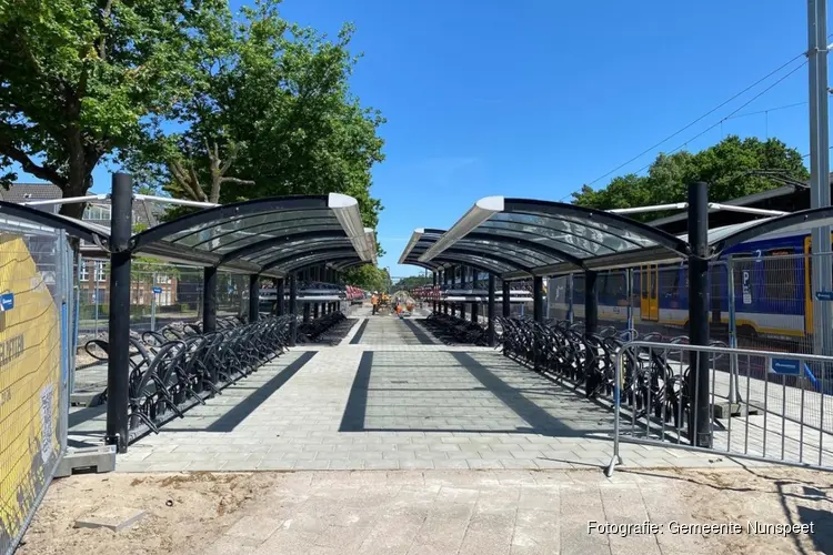 Eerste deel nieuwe fietsenstalling station in gebruik