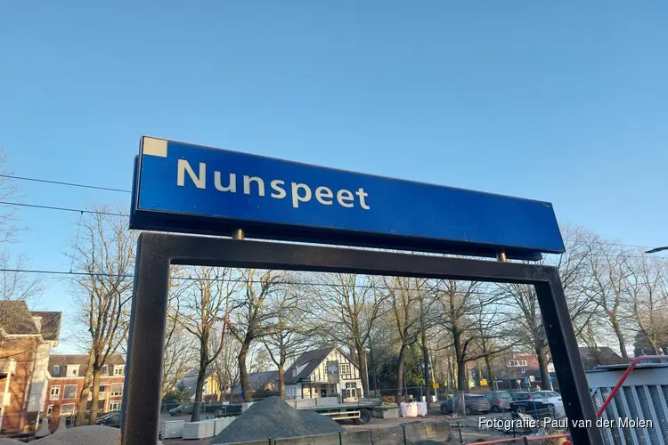 Feestelijke afronding herinrichting stationsomgeving Nunspeet op 20 maart