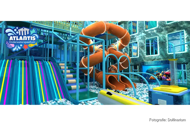 Dolfinarium deelt eerste beelden van nieuwe indoor speeltuin Atlantis