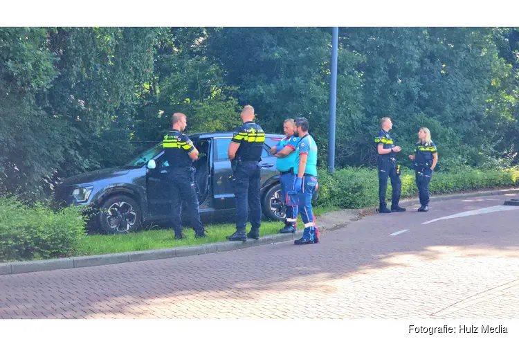 Kop-staartbotsing op Elburgerweg in Nunspeet