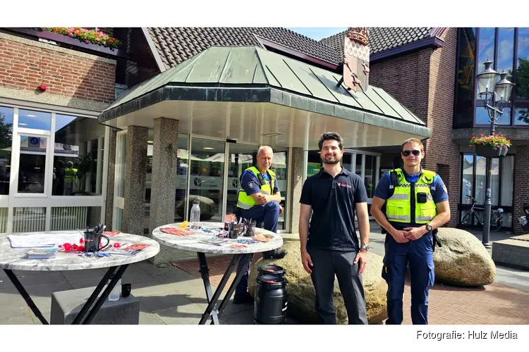 Meld Misdaad Anoniem informeert bezoekers op weekmarkt in Nunspeet