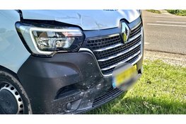 Forse kop-staartbotsing op Zuiderzeestraatweg in Oldebroek