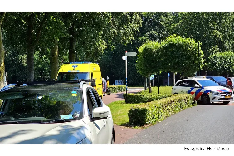 Fietser aangereden op kruising Harderwijkerweg en Vreeweg in Nunspeet