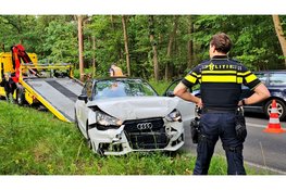 Automobiliste gewond bij kop-staartbotsing op N310 in Nunspeet
