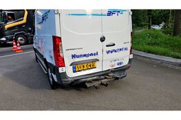 Automobiliste gewond bij kop-staartbotsing op N310 in Nunspeet