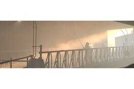 Grote brand in stal aan Mezenbergerweg in Doornspijk