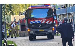 Prullenbak smeult in woning bij AZC Harderwijk