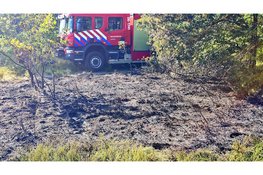 Opnieuw heidebrand aan ’t Frusselt in Vierhouten, brandweer vermoedt brandstichting