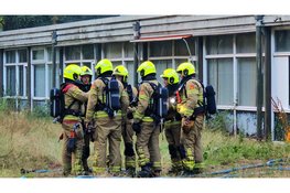 Brand in bedrijfsgebouw aan F.A. Molijnlaan in Nunspeet