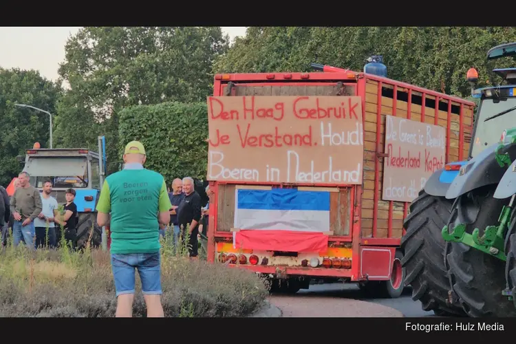 Boerenprotesten in Nunspeet, Wezep en Elburg: actie tegen stikstofplannen kabinet