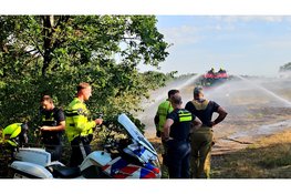 Bosbrand bij Vierhouten snel onder controle, politie onderzoekt mogelijke brandstichting
