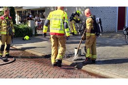 Fietsaccu vliegt tijdens het fietsen in brand aan Brinkersweg in Nunspeet