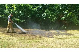Opnieuw brand gesticht in bossages aan Kuyperstraat in Nunspeet