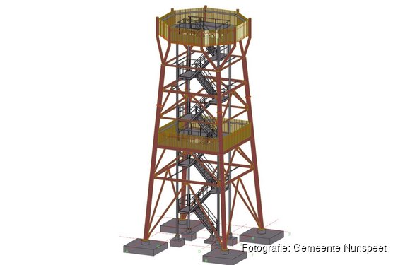 Ontwerp nieuwe uitkijktoren Stakenberg bekend