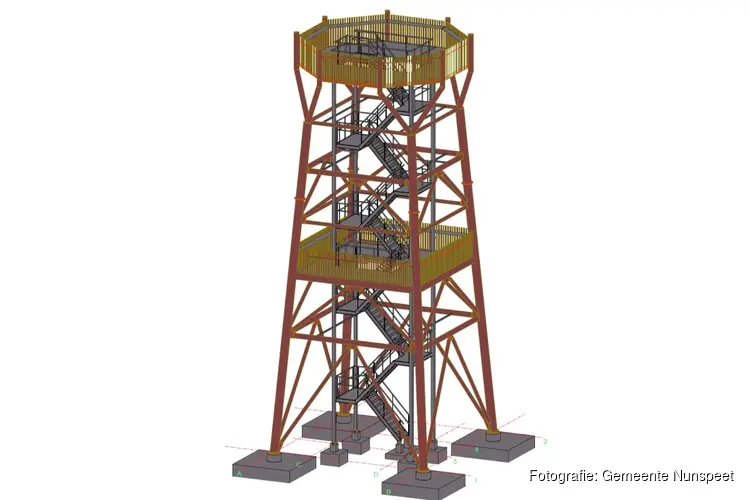 Ontwerp nieuwe uitkijktoren Stakenberg bekend