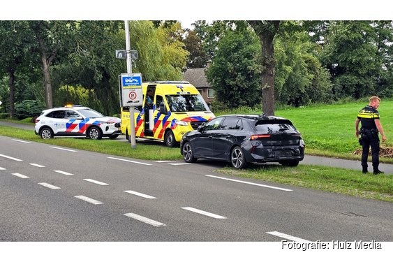 Kopstaartbotsing op Zuiderzeestraatweg Oost bij Elburg