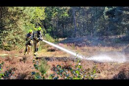 Omstanders voorkomen uitbreiding van heidebrand in Nunspeet