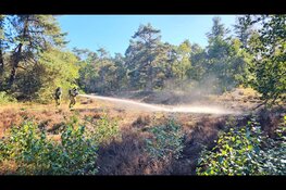 Omstanders voorkomen uitbreiding van heidebrand in Nunspeet