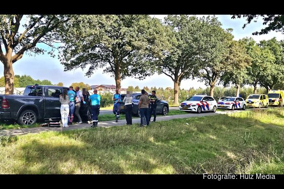 Kind naar ziekenhuis na kop-staartbotsing op N309 bij Elburg
