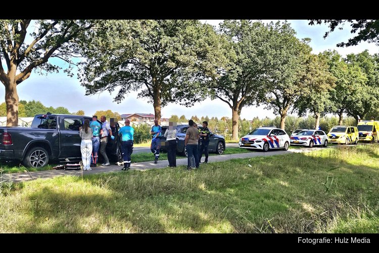 Kind naar ziekenhuis na kop-staartbotsing op N309 bij Elburg