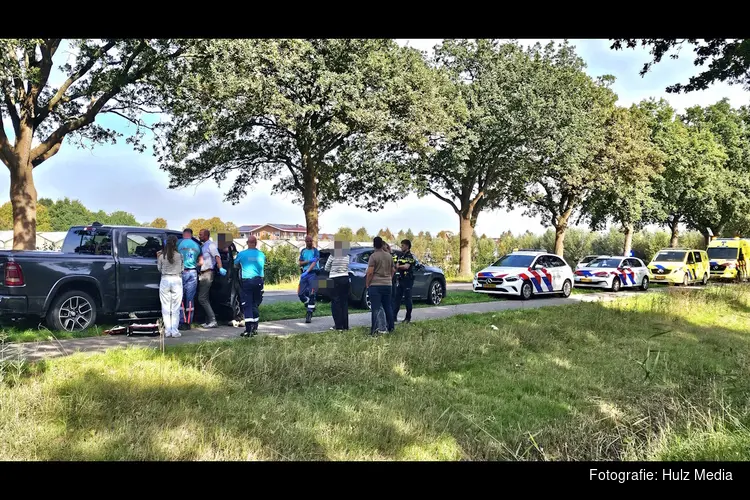 Kind naar ziekenhuis na kop-staartbotsing op N309 bij Elburg