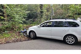 Automobilist wijkt uit voor dier en belandt tegen hekwerk in Hierden
