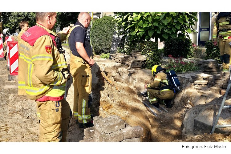 Bestaand gaslek aangetroffen tijdens werkzaamheden in Nunspeet