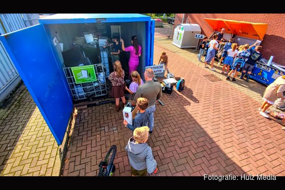 Spanning stijgt bij E-waste Race: Ridderschool uit Nunspeet aan kop