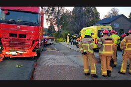 Vrachtwagen ramt boom en hekwerk bij school in Elburg, kinderen komen met schrik vrij